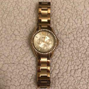 Gold Women’s Fossil watch